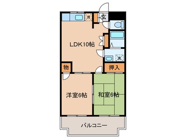 スカイヒルズの物件間取画像